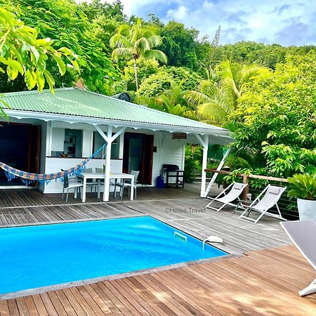 Case Coco Pointe Batterie. Piscine, Vue Mer, 4 P. Deshaies Exterior foto